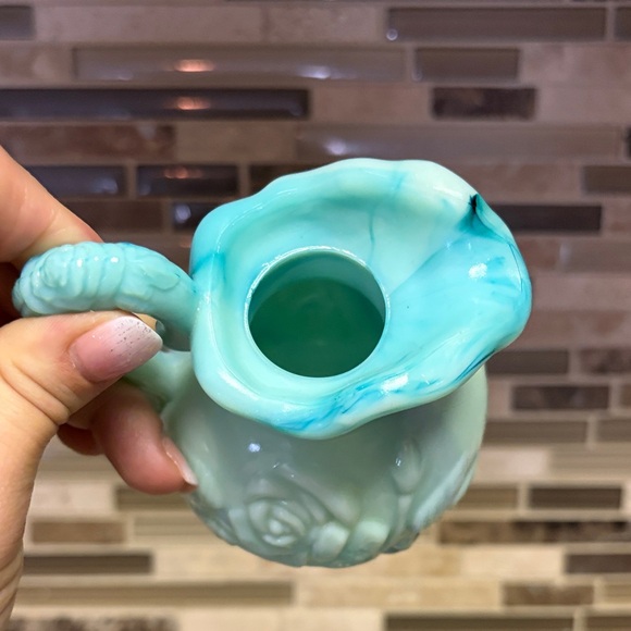 Avon Vintage Jade Mini Pitcher and Basin - Picture 5 of 14